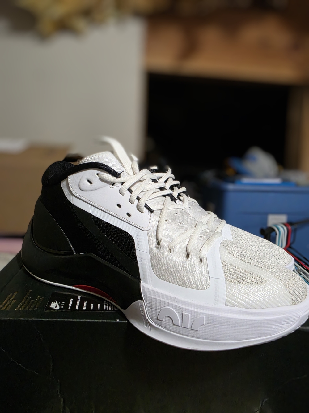 Men's Performance Basketball Shoes - White & Black